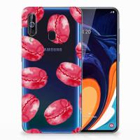 Samsung Galaxy A60 | Siliconen Case | Pink Macarons