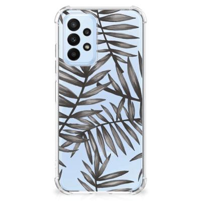 Samsung Galaxy A23 Case Leaves Grey Samsung Galaxy A23 Case Leaves Grey