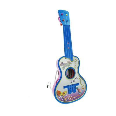 Kindergitaar Reig Party 4 Touwen Blauw Wit