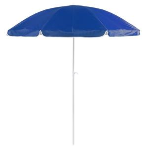 Strand/tuin parasol verstelbaar - blauw - nylon - 200 cm - UV bescherming