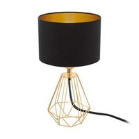 EGLO tafellamp Carlton 2 - zwart/goud - Leen Bakker - thumbnail