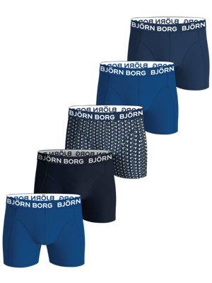 5-Pack jongens boxershorts - Core shorts - Zwarte katoenen jongens onderbroeken