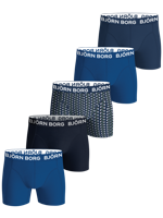 5-Pack jongens boxershorts - Core shorts - Zwarte katoenen jongens onderbroeken