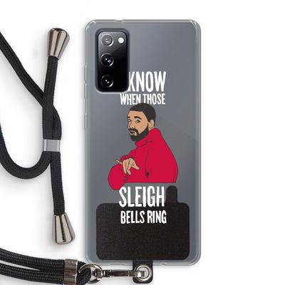 Sleigh Bells Ring: Samsung Galaxy S20 FE / S20 FE 5G Transparant Hoesje met koord