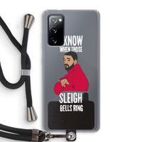 Sleigh Bells Ring: Samsung Galaxy S20 FE / S20 FE 5G Transparant Hoesje met koord