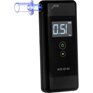 ACE AF-33 Alcoholtester Donkergrijs 0.00 tot 5.00 ‰ Incl. display