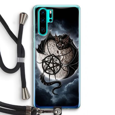 Volle maan: Huawei P30 Pro Transparant Hoesje met koord