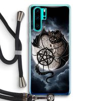 Volle maan: Huawei P30 Pro Transparant Hoesje met koord