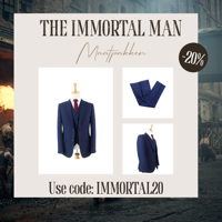 Maatpak Voor Heren | 3-delig Pak | Donkerblauw | Kamgaren Wol | Lichtgewicht & Ademend | Peaky Blinders