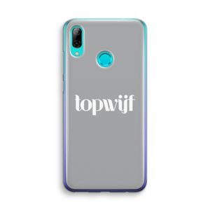 Topwijf Grijs Wit: Huawei P Smart (2019) Transparant Hoesje