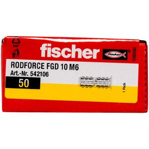 Fischer Fischer Deutschl. Inslagplug 35 mm 10 mm 542106 50 stuk(s)