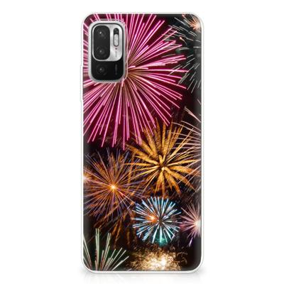 Xiaomi Redmi Note 10/10T 5G | Poco M3 Pro | Sillicone Back Cover | Vuurwerk