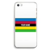 WK Wielrennen: iPhone 5 / 5S / SE Transparant Hoesje