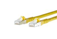 Metz Connect 1308452077-E RJ45 Netwerkkabel, patchkabel CAT 6A S/FTP 2.00 m Geel Snagless 1 stuk(s)