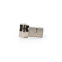 Nedis F-Connector | Male | Twist-On | 5.0 mm | Zilver | 25 Stuks | 1 stuks - CSVC41906ME CSVC41906ME - thumbnail