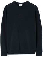 Burberry EKD-embroidery cotton sweatshirt - Bleu