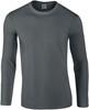 Gildan G64400 Softstyle® Adult Long Sleeve T-Shirt - Charcoal (Solid) - S