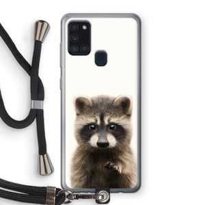 Rocco: Samsung Galaxy A21s Transparant Hoesje met koord