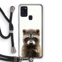 Rocco: Samsung Galaxy A21s Transparant Hoesje met koord