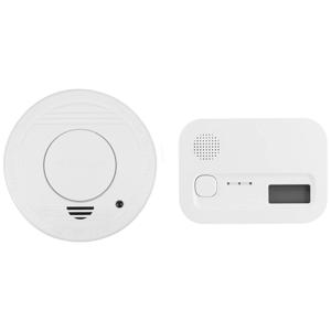 Smartwares FSE-19204 Rook- en koolmonoxidemelder werkt op batterijen Detectie van Rook, Koolmonoxide