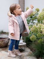 3-in-1 parka baby meisje zachtroze - thumbnail