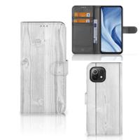 Xiaomi 11 Lite 5G NE | Mi 11 Lite | Book Style Case | White Wood