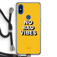 No Bad Vibes: Xiaomi Mi Mix 3 Transparant Hoesje met koord