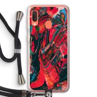 Endless Descent: Samsung Galaxy A20e Transparant Hoesje met koord