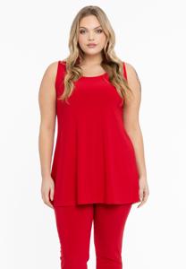 Yoek Top flare | Rood | Maat 46/48