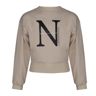 KIEstone winter sweater meisjes - zand - Marieke