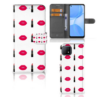 OPPO A73 5G Telefoon Hoesje Lipstick Kiss - thumbnail