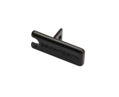 506-Zenith glasrail eindstukje kunststof zwart 506-Zenith glasrail eindstukje kunststof zwart