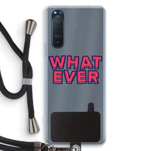 Whatever: Sony Xperia 5 II Transparant Hoesje met koord