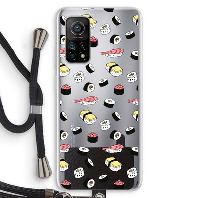 Sushi time: Xiaomi Mi 10T 5G Transparant Hoesje met koord