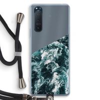 Zee golf: Sony Xperia 5 II Transparant Hoesje met koord