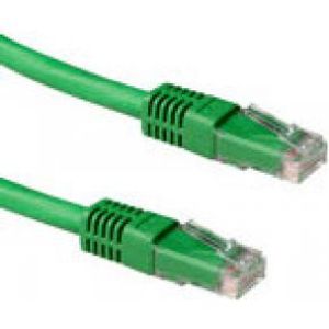 ACT Groene 3 meter LSZH U/UTP CAT6A patchkabel met RJ45 connectoren