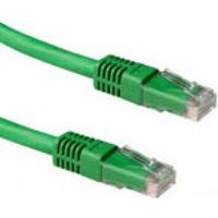 ACT Groene 3 meter LSZH U/UTP CAT6A patchkabel met RJ45 connectoren - thumbnail