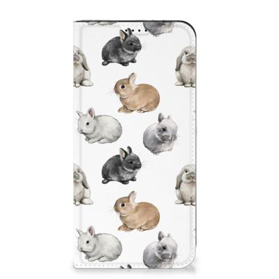 Smartphone hoesje voor Samsung Galaxy A55 Konijntjes Smartphone hoesje voor Samsung Galaxy A55 Konijntjes