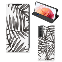 Samsung Galaxy S21 Smart Cover Leaves Grey