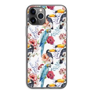 Bloemen tukan: iPhone 11 Pro Transparant Hoesje