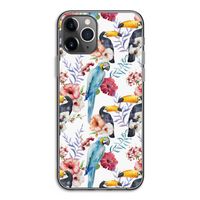 Bloemen tukan: iPhone 11 Pro Transparant Hoesje Bloemen tukan: iPhone 11 Pro Transparant Hoesje
