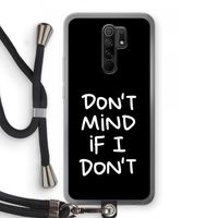 Don't Mind: Xiaomi Redmi 9 Transparant Hoesje met koord