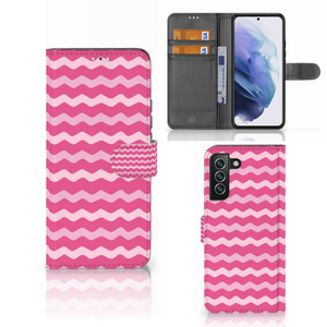 Samsung Galaxy S22 Plus Telefoon Hoesje Waves Pink