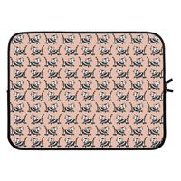 Zwarte poes: Laptop sleeve 15 inch