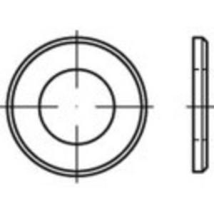 TOOLCRAFT Onderlegringen Messing 500 stuk(s) TO-5454117