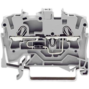 WAGO 2002-1211/1000-411 Diodeklem 5.20 mm Spanveer Toewijzing: L Grijs 1 stuk(s)