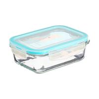 Set 3 Lunchboxen 5five Simply Smart Blauw Transparant Kristal 300 ml 690 ml 1000 L 800 g