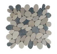 Stabigo Pebble S sliced tumb honed mix black & brown 30x30 cm Stabigo Pebble S sliced tumb honed mix black & brown 30x30 cm