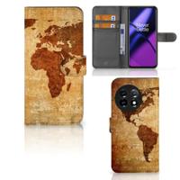 OnePlus 11 | Flip Cover | Wereldkaart