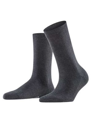 FALKE - Sokken - Family - Dames - Anhtracite Melange - 3089, Maat:39-42